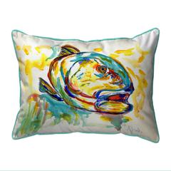 Grouper Fish Small Pillow 11x14
