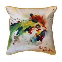 Chicken Portrait Small Indoor/Outdoor Pillow 12x12