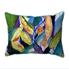 Gold Leaves Small Indoor/Outdoor Pillow 11x14
