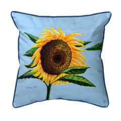 Sleepy Sunflower Small Indoor/Outdoor Pillow 11x14