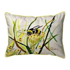 Bee & Flower Small Indoor/Outdoor Pillow 11x14