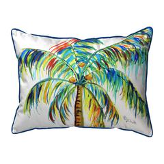 Multi-Color Palm Small Indoor/Outdoor Pillow 11x14