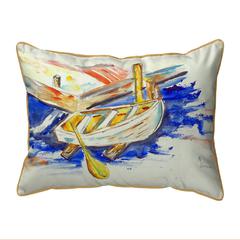 Betsy's Row Boat Small Indoor/Outdoor Pillow 11x14