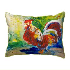 Red Rooster Small Indoor/Outdoor Pillow 11x14