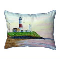 Montauk Lighthouse Small Pillow 11x14