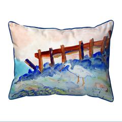 Great White Heron Small Indoor/Outdoor Pillow 11x14