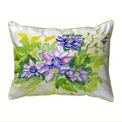Clematis Small Indoor/Outdoor Pillow 11x14