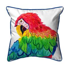 Parrot Head Small Indoor/Outdoor Pillow  12x12