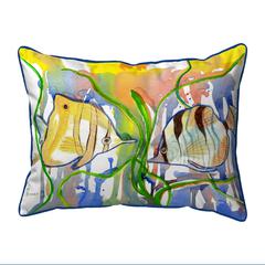 Angel Fish Small Indoor/Outdoor Pillow 11x14