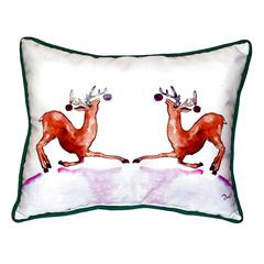 Dancing Deer Small Indoor/Outdoor Pillow 11x14