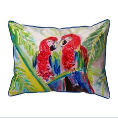 Two Parrots Small Indoor/Outdoor Pillow 11x14