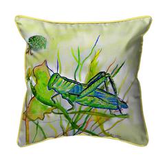 Grasshopper Small Indoor/Outdoor Pillow 12x12