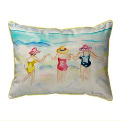 Ladies Wading Small Indoor/Outdoor Pillow 11x14