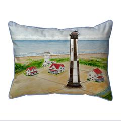 Cape Henry Lighthouse Small Indoor/Outdoor Pillow 11x14