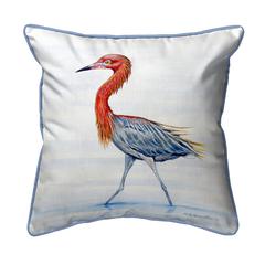Reddish Egret Small Pillow 11x14