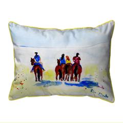 Beach Riders Small Indoor/Outdoor Pillow 11x14