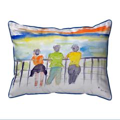 Ladies Looking Small Indoor/Outdoor Pillow 11x14