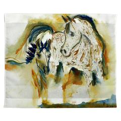Mare and Colt Outdoor Wall Hanging 24x30