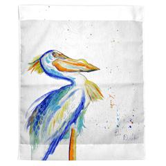 Watercolor Pelican Wall Hanging 24x30