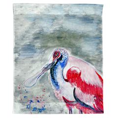 Amelia Spoonbill Outdoor Wall Hanging 24x30