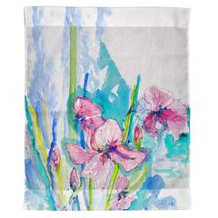 Pink Iris Wall Hanging 24x30