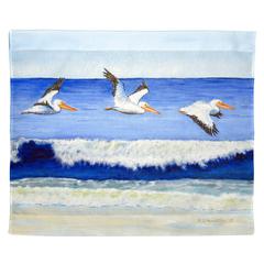 Skimming the Surf Outdoor Wall Hanging 24x30