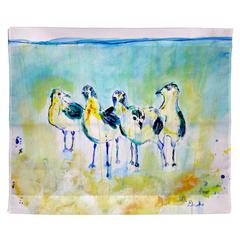 Abstract Gulls II Outdoor Wall Hanging 24x30