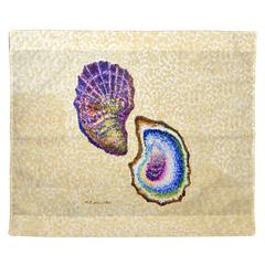 Two Oysters Outdoor Wall Hanging 24x30
