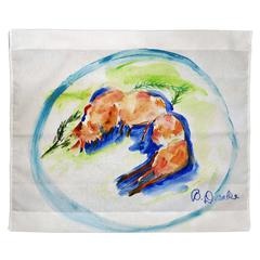 Shrimp Plate Outdoor Wall Hanging 24x30