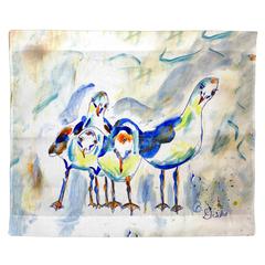 Sea Gull Gals Outdoor Wall Hanging 24x30