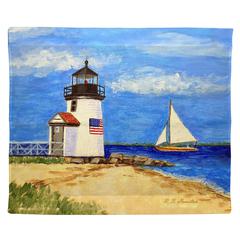 Brant Point Lighthouse, MA Outdoor Wall Hanging 24x30