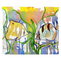 Angelfish Outdoor Wall Hanging 24x30