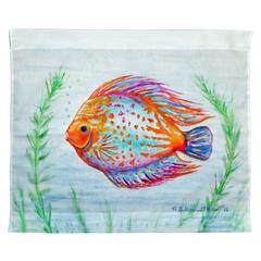 Orange Fish Outdoor Wall Hanging 24x30
