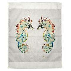 Betsy's Seahorses Outdoor Wall Hanging 24x30