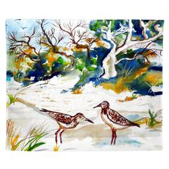 Trees & Beach Outdoor Wall Hanging 24x30