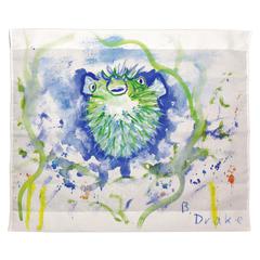 Spiney Puffer Outdoor Wall Hanging 24x30