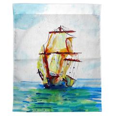 Tall Ship Outdoor Wall Hanging 24x30