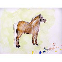 Shetland Pony Outdoor Wall Hanging 24x30