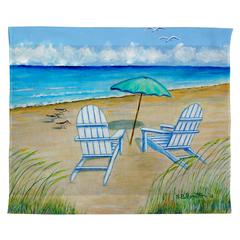 Adirondack Chairs Outdoor Wall Hanging 24x30