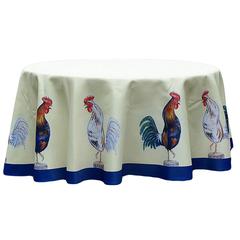 Rooster Round Table Cloth 58