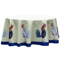 Rooster Round Table Cloth 68