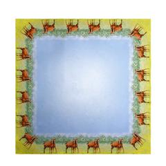 Two Horses Square Table Cloth 52