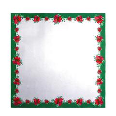 Poinsettia Square Table Cloth 52