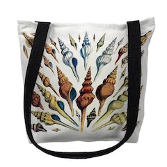 Multi Shells Large Tote Bag 18x18