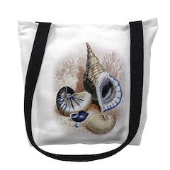 Four Shells Medium Tote Bag 16x16