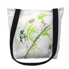 Birds & Bees II Medium Tote Bag 16x16