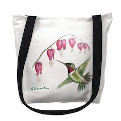 Hummingbird Medium Tote Bag 16x16