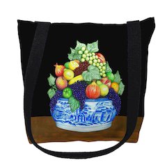 Fruit Bowl Medium Tote Bag 16x16