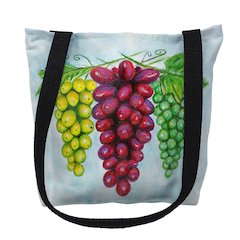 Bunches of Grapes Medium Tote Bag 16x16