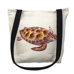 Green Sea Turtle Medium Tote Bag 16x16